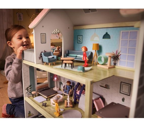 Ляльковий будиночок XXL з 54 деталями — великий ігровий світ для вашої дитини! 🏠👧🧒 | Зображення 9