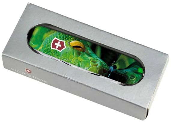 Ніж Victorinox Swiss Army Huntsman Zodiac. Зелена дерев’яна змія | Зображення 2