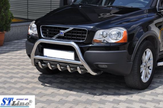 Кенгурятник WT003 (нерж.) для Volvo XC90 2002-2016 гг | Зображення 5