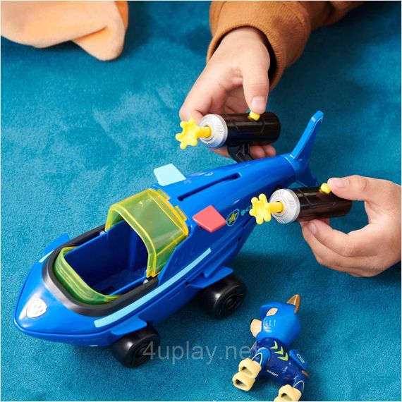 Щенячий Патруль рятувальна машина-трансформер човен Гончика Paw Patrol Aqua Pups Chase Transforming Shark | Зображення 7