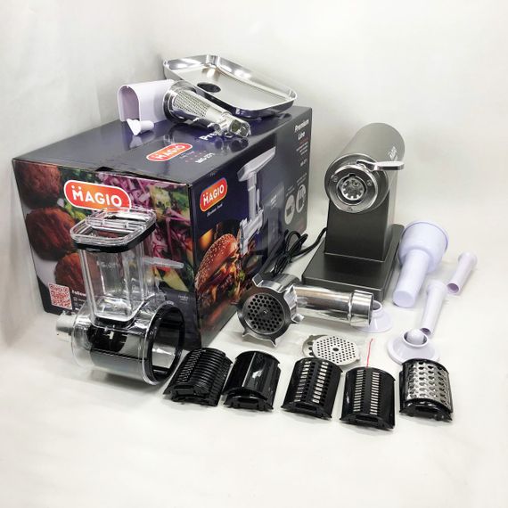 Електром'ясорубка з реверсом MAGIO MG-271, М'ясорубка з металевим редуктором, Електром'ясорубка CA-199 для дому