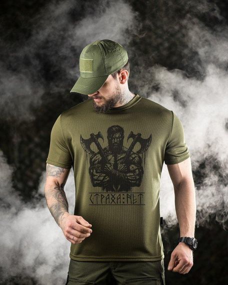 Тактична футболка Oblivion страху немає oliva ДЛ6590