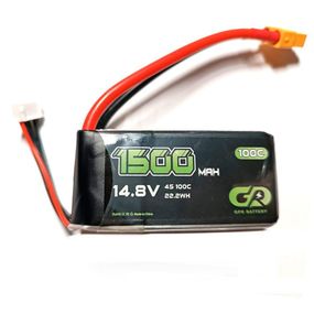 Акумулятор GPR 14.8v 1500 mAh Li-Po 4s 100C 16.65Wh XT60 акумулятор для FPV дрону квадрокоптера