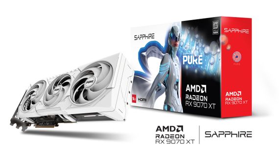 Видеокарта SAPPHIRE Radeon RX 9070 XT 16GB GDDR6 PURE GAMING OC 11348-02-20G | Зображення 5