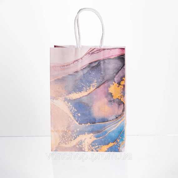 Набір подарункових пакетів з паперу 12 шт 15×8×21 см Фіолетовий HP-10359-22V