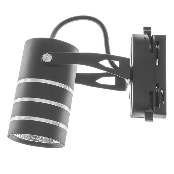 Светильник трековый поворотный LED 423/7W WW BK | Зображення 7