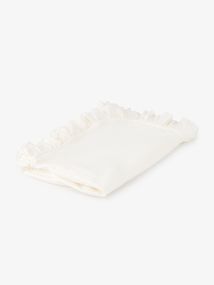 Плед для малюка з рюшем Dexters 925111 90х90 см  Молочний shop (4821101285952)
