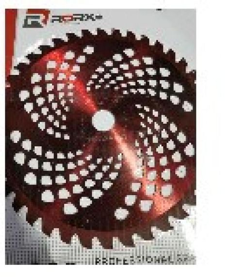 Ніж мотокоси 40T (Ø255/25.4 mm) (перемогитові зубці) плоский BEST