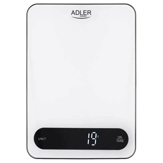 Кухонні ваги Adler AD 3177 WB до 10 кг, точність 1 г, USB-C, електронні | Зображення 1