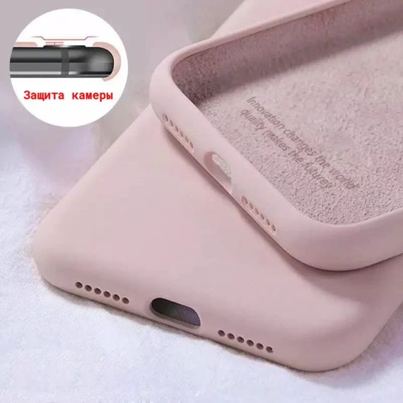 Силіконовий чохол Apple Silicone Case Бежевий для iPhone X/XS | Зображення 1