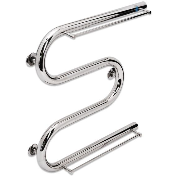 Водяна рушникосушарка Laris Змійовик 30 РС3 500 х 500 з 2-ма поличками 1/2'' | Зображення 1