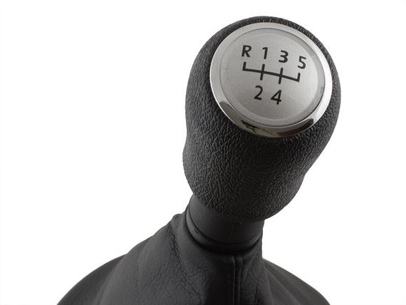 VOLKSWAGEN T5 / T6 (03-11) ручка КПП перемикання передач + чохол + рамка 5 ступка срібна, Т5 Т6 | Зображення 1