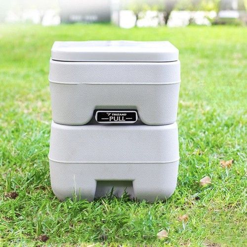 Портативный кемпинговый туалет Trizand 24498 туристический до 150 кг | Зображення 8