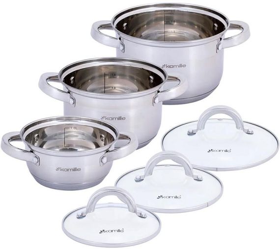 Каструлі Cookware Set 3штуки | Зображення 1