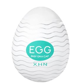 Мастурбатор-яйце з рельєфом XHN Egg Easy Ona-Cap, білий, 52 × 68 мм Sex Aura