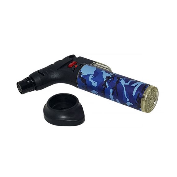 Запальничка Пальник Газова Турбо "Military Blue" | Зображення 2