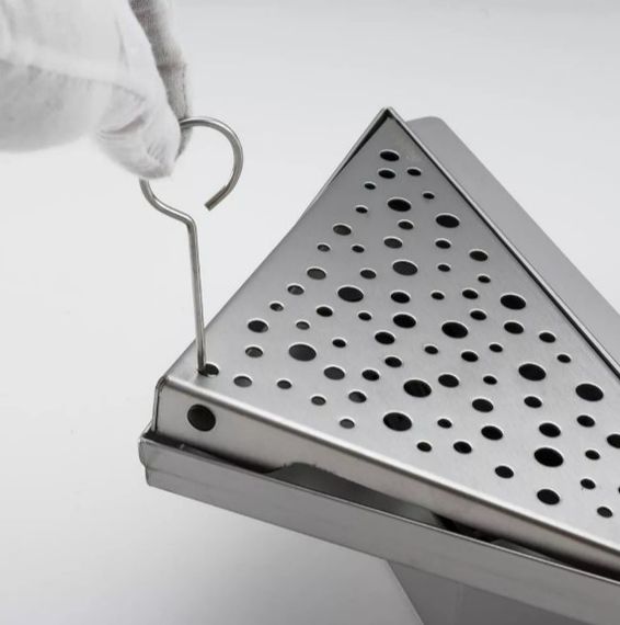 Кутовий трап для душу Gappo нержавіюча сталь, 200x200 мм G82020-1 | Зображення 2