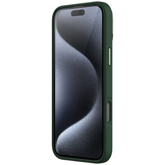 Чохол Silicone Nillkin LensWing Prop Magnetic для Apple iPhone 16 Pro (6.3") Зелений / Green | Зображення 3