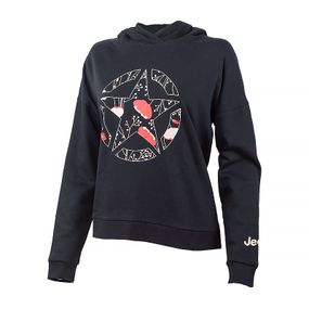 Толстовка JEEP HOODED CROPPED SWEATSHIRT STAR Botanical Print