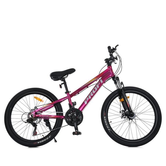 Велосипед MTB2601-3, 26 дюймов, алюминиевая рама 13 Shimano 21SP фуксия | Зображення 1