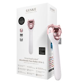 Електронний ролер для обличчя з мікроголками GESKE MicroNeedle Face Roller 9в1 starlight