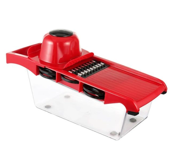 Овочерізка - мультислайсер Mandoline Slicer 6 in 1 · Тертка – шатківниця для овочів та фруктів з контейнером | Зображення 5