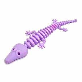 УЦЕНКА!!! Ящерица антистресс MS3656(Violet)-UC 20 см