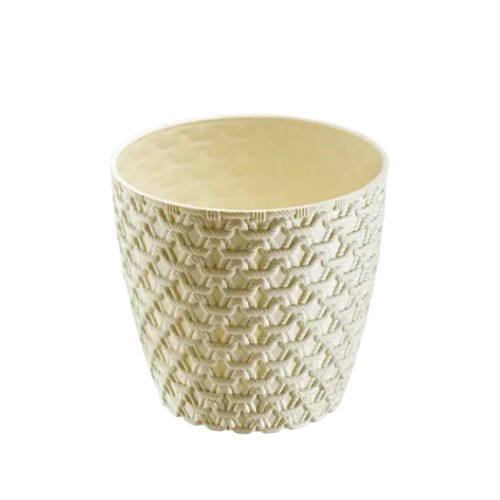 Вазон Плетіння 4,3л молочний ELIF