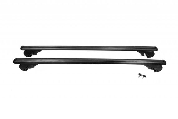 Перемички на звичайні рейлінги під ключ Bold Bar V1 (2 шт) Чорні для Mitsubishi L200 2006-2015 рр | Зображення 1