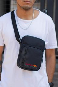 Сумка месенджер барсетка через плече Without з принтом RedBull Black