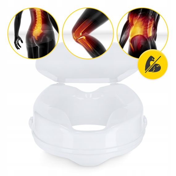 Насадка (надставка) на унітаз 4FIZJO 15 см White (P-5905973406444) | Зображення 8