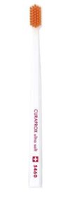 Зубна щітка Curaprox CS 5460 "Ultra Soft", d 0,10 мм. Білий з помаранчевим (WO)