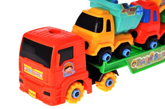 Автовоз конструктор 8636A в кульку р.43x5x6 см YG Toys | Зображення 5