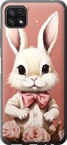 Чехол на Samsung Galaxy A22 5G A226B Зайчик из силикона FCh_005589