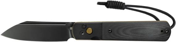 Ніж Artisan Holm AR-RPM9 Black PVD Steel+Black G10 Inlay Gold