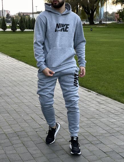 Чоловічий спортивний костюм Nike сірий | Зображення 4