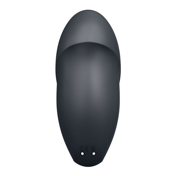 Вібростимулятор-пульсатор Satisfyer Tap & Climax 1 Grey, ефект постукування пальцем, 2 мотори | Зображення 5