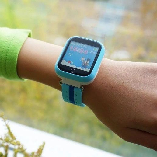 Дитячий розумний годинник з GPS Smart baby watch Q750 Blue, смарт годинник-телефон з сенсорним екраном TX-575 та іграми | Зображення 6