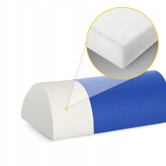 Полувалік для реабілітації та масажу 4FIZJO 60 x 30 x 15 Blue (P-5905973402927) | Зображення 3