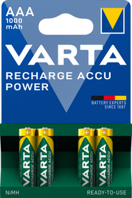 Акумулятор VARTA RECHARGEABLE AAA 800MAH 4 ШТ