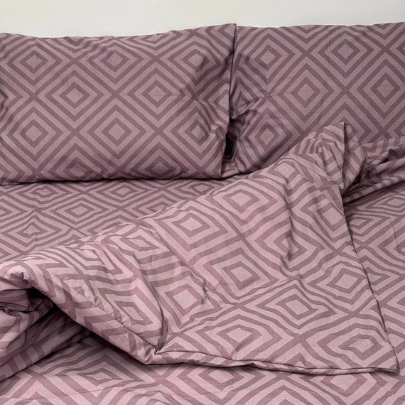 Простирадло на гумці SoundSleep Rhomb Brown бязь 160х200х20 см коричневе (2800004674669) | Зображення 6