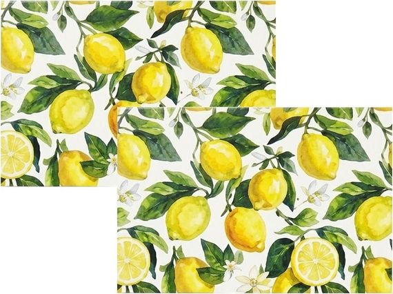 Набір сервірувальних серветок Ardesto Sicilian lemons ART15LM 30х45 см 2 шт