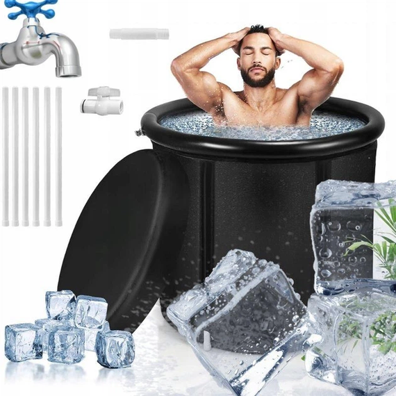 Круглий каркасний басейн для крижаної ванни / Льодова надувна ванна "Ice Bath Spa" | Зображення 1