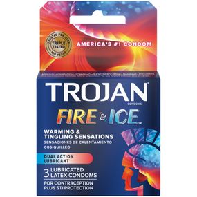 Упаковка презервативів 3шт Trojan Fire & Ice