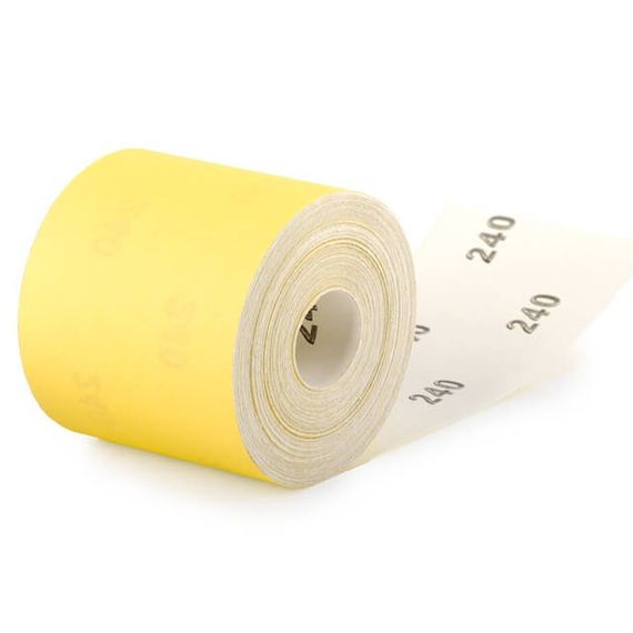 Шкурка шліфувальна, паперова основа, К240, 115 мм × 50 м INTERTOOL BT-0825 | Зображення 2