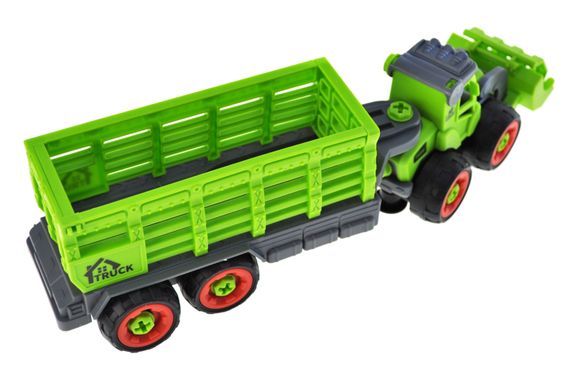 Трактор конструктор CXL900-110A в коробці р.33x8,5x12,5 см YG Toys | Зображення 1