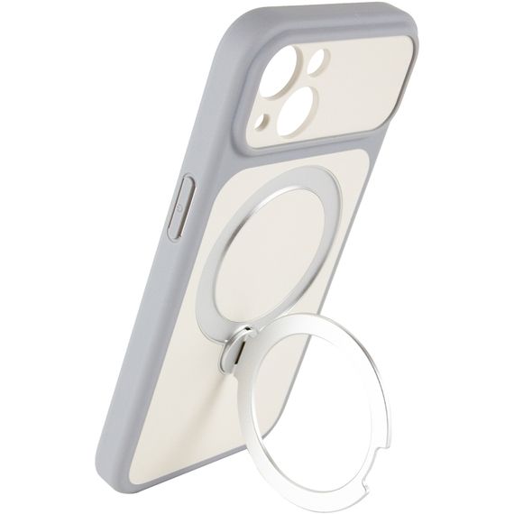 Чохол Ummi Full Camera with Magnetic Fit HQ Ring для Apple iPhone 15 (6.1") Grey | Зображення 3