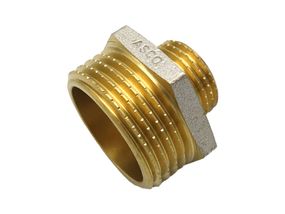 Ніпель 1"*3/4" ЗЗ нікель. з проточкою ASCO 1/80