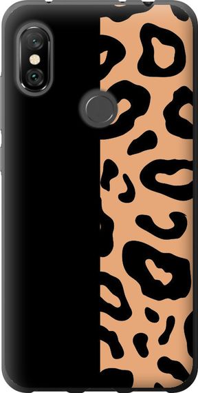 Чехол на Xiaomi Redmi Note 6 Pro Пятна леопарда "4269u-1551-17620"