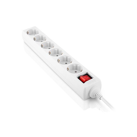 Мережевий фільтр живлення REAL-EL RS-6 Protect M 5m, white (EL122300035) | Зображення 4